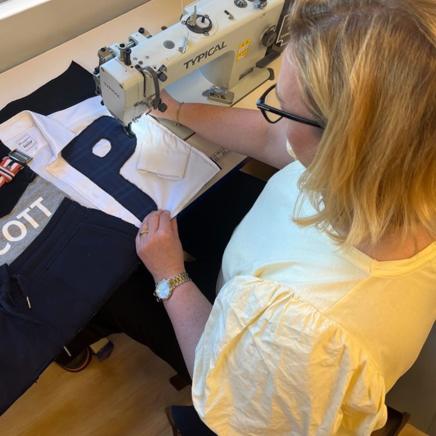 Vi syr hvert minne med omsorg og kjærlighet